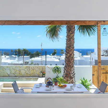 Nyaraló Cocomar I- Luxurious Ecovilla With Pool Near The Sea Guatiza